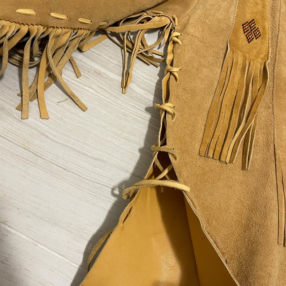 Leather fringe jacket - Picture 14 of 15